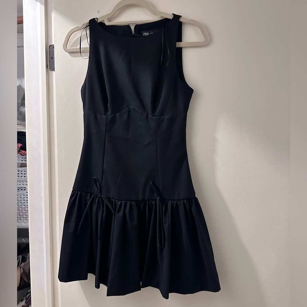 Zara black dress